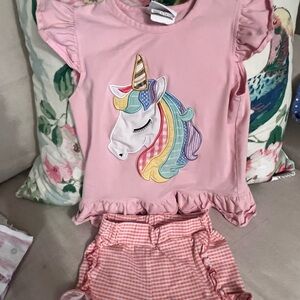 Pink Unicorn Kids Pajamas